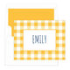 Gingham Folded Note Cards Image 2 of 7